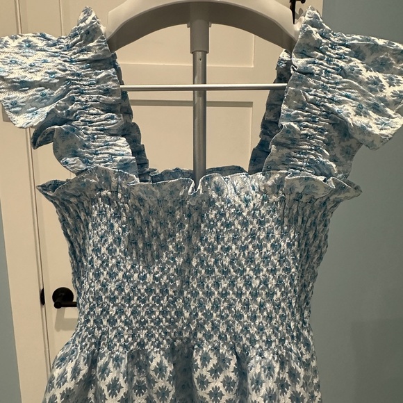 Hill House Home Ellie Nap Dress Snowflake Brocade - Picture 2 of 4